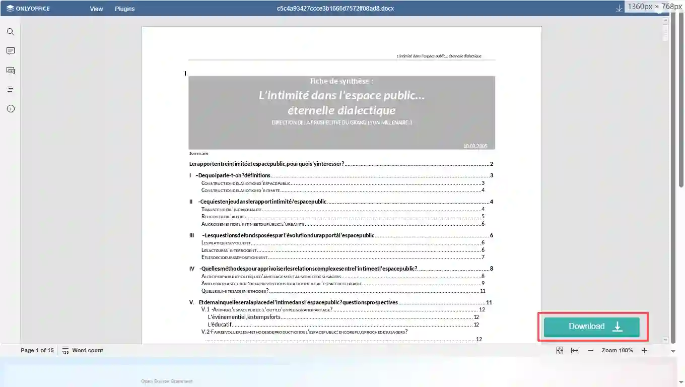 Schritt 3: Dokument online anzeigen