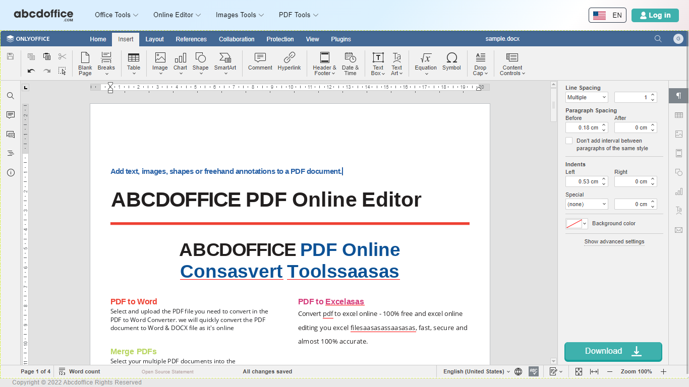 Online PDF Editor - Free PDF Editing